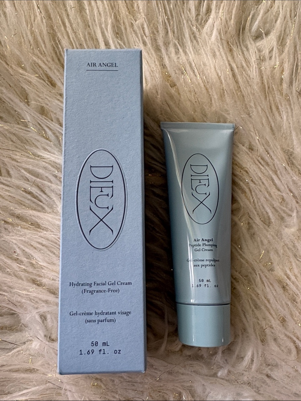 Dieux Air Angel Hydrating Facial Gel Cream - Light Blue